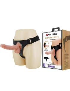 Pretty love - harness briefs arnÉs universal con dildo kevin 19 cm natural 2
