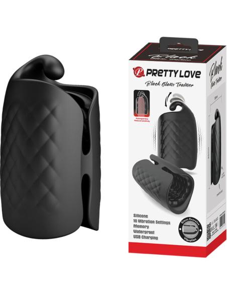 Pretty love - masturbador manual para glande vibrador recargable