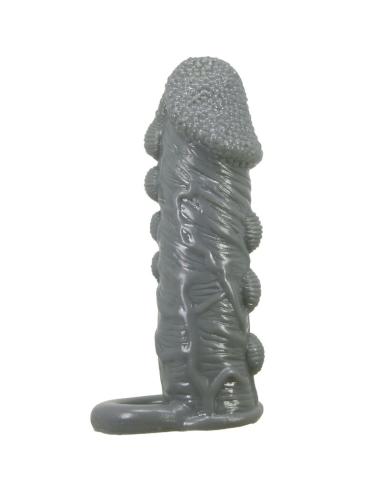 Pretty love - funda realÍstica alargadora y retardante para pene gris