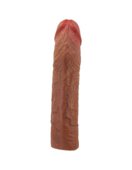 Pretty love - chelsea funda pene con extensiÓn de 7.6 cm mulato
