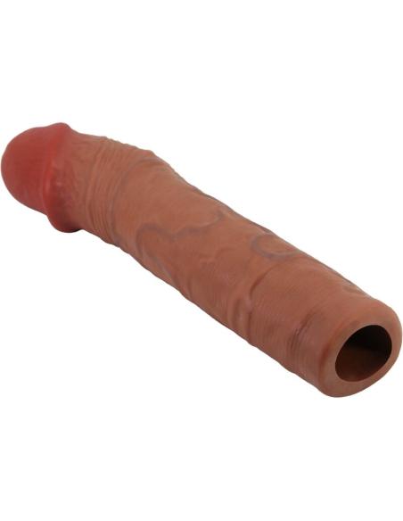 Pretty love - chelsea funda pene con extensiÓn de 7.6 cm mulato