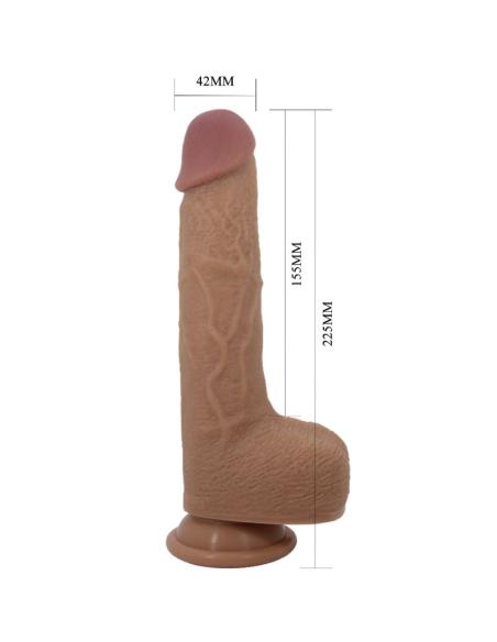 Pretty love - tommy dildo realista vibrador 22.5 cm