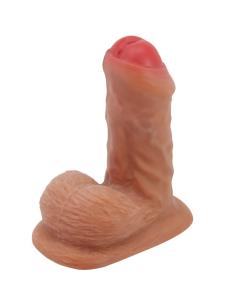 Pretty love - warnell dildo ultra realÍstico y elÁstico 9.5 cm mulato 2