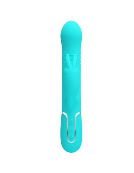 Pretty love - vibrador coale rabbit perlas verde agua