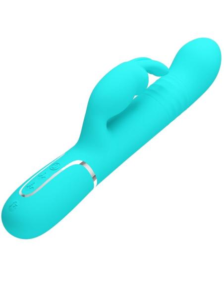 Pretty love - vibrador coale rabbit perlas verde agua