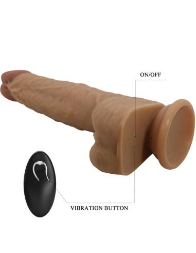 Pretty love - jonathan dildo silicona 3 vibraciones + 3 medidas inserciÓn control remoto 21 cm