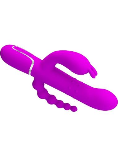 Pretty love - cammy triple vibrador multifunciÓn 4 en 1 rosa