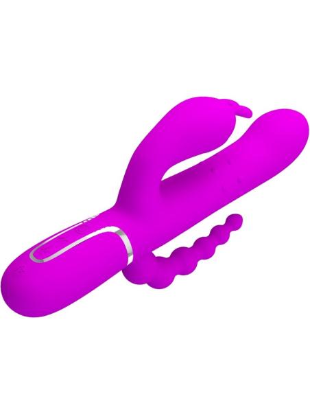Pretty love - cammy triple vibrador multifunciÓn 4 en 1 rosa
