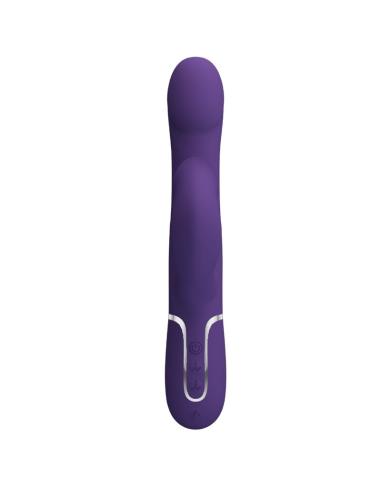 Pretty love - zalin vibrador rabbit perlas 4 en 1 morado