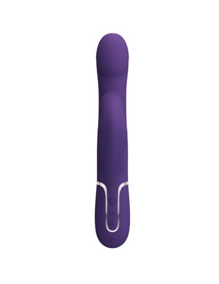 Pretty love - zalin vibrador rabbit perlas 4 en 1 morado