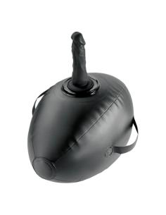 Fetish fantasy series - hinchable body dock con dildo negra 41.9 cm