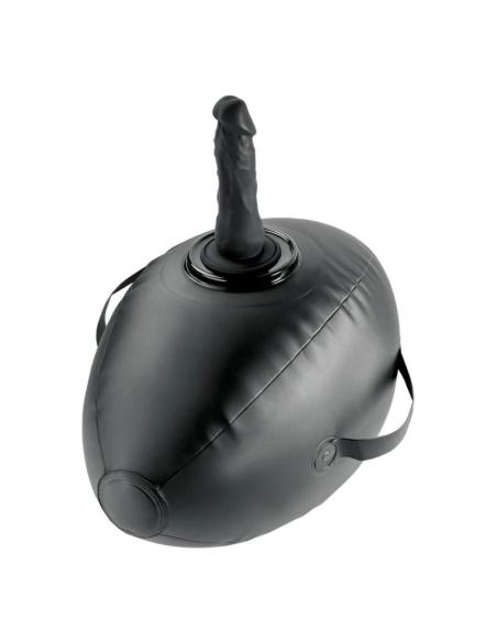 Fetish fantasy series - hinchable body dock con dildo negra 41.9 cm