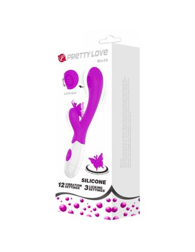 Pretty love - moth licking & vibrating lila