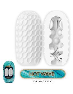 Pretty love - hot wave masturbador masculino silicona blanco 2