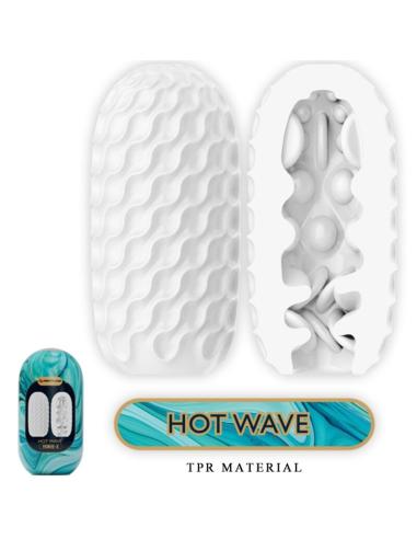 Pretty love - hot wave masturbador masculino silicona blanco