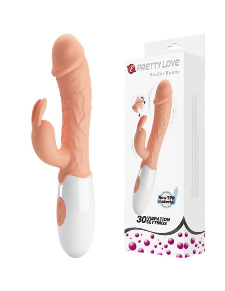Pretty love - easter bunny vibrador con estimulador