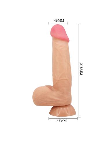 Pretty love - sliding skin series dildo realÍstico con ventosa piel deslizante 21.8 cm