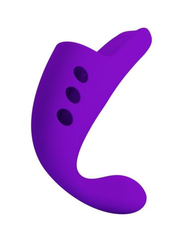 Pretty love - gorgon vibrador de dedo recargable morado
