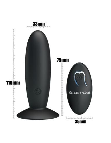 Pretty love - plug anal recargable con vibraciÓn y mando