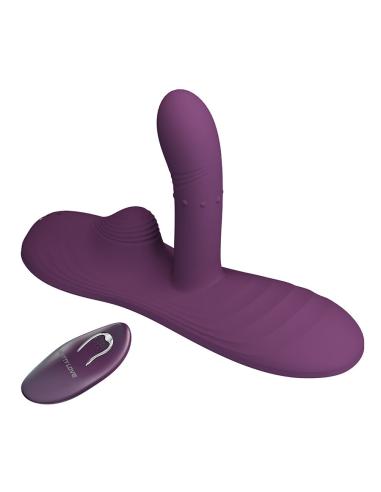 Pretty love - luka sit-down vibrador con efecto calor y control remoto