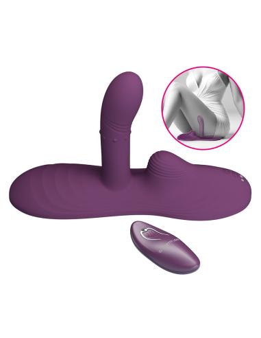 Pretty love - luka sit-down vibrador con efecto calor y control remoto