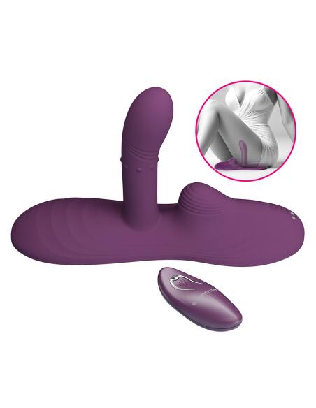 Pretty love - luka sit-down vibrador con efecto calor y control remoto