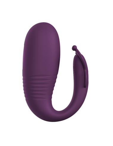 Pretty love - klay vibrador huevo con empuje app control morado