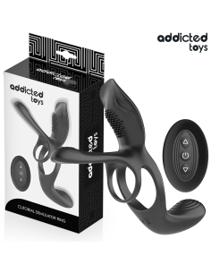 Addicted toys - anillo doble para el pene con estimulador de clÍtoris