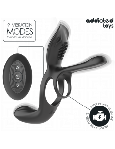 Addicted toys - anillo doble para el pene con estimulador de clÍtoris 2
