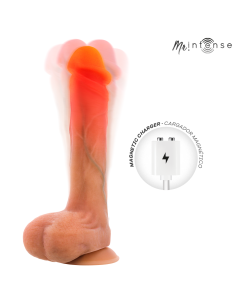 Mr intense - bradley dildo vibrador con efecto calor y control remoto 21 cm -Ø- 4.2 cm 2