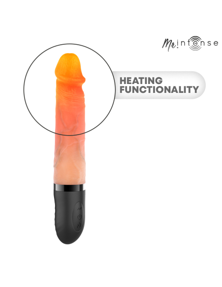 Mr intense - jean vibrador up&down con efecto calor 24 cm -Ø- 3.8 cm