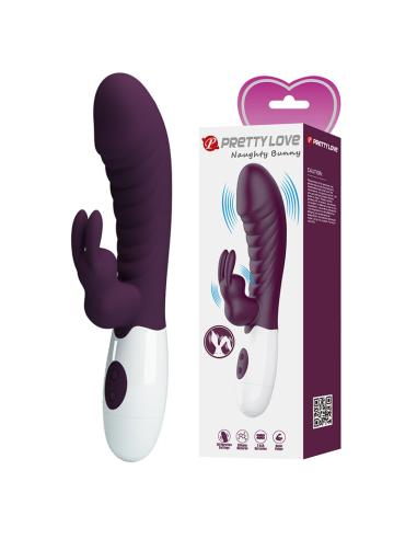 Pretty love - naughty bunny vibrador rabbit 30 funciones morado