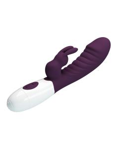 Pretty love - naughty bunny vibrador rabbit 30 funciones morado 2