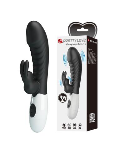 Pretty love - naughty bunny vibrador rabbit 30 funciones negro