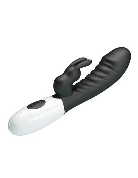 Pretty love - naughty bunny vibrador rabbit 30 funciones negro