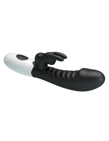 Pretty love - naughty bunny vibrador rabbit 30 funciones negro