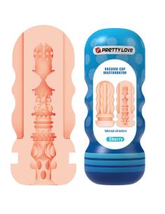 Pretty love - sherry masturbador vagina con ventosa y texturas internas