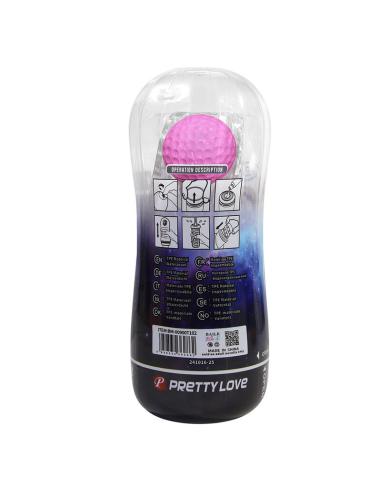 Pretty love - masturbador cup 360º texturizado transparente