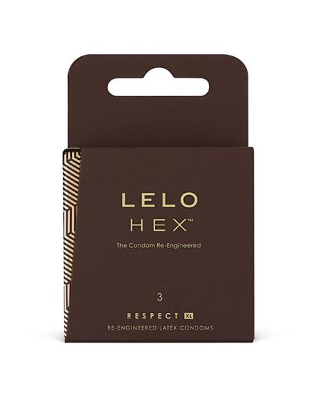 Lelo hex condoms respect xl 3 pack