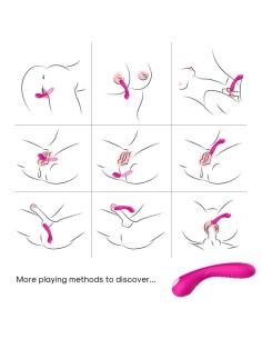 Armony - legend vibrador silicona fucsia 2