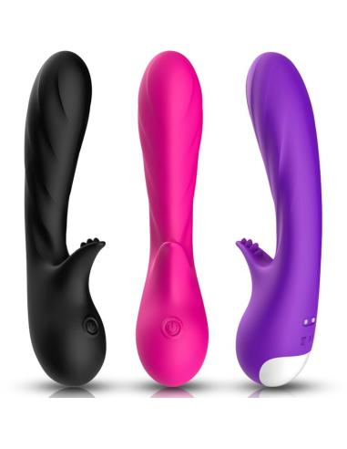Armony - romance vibrador con estimulador fucsia
