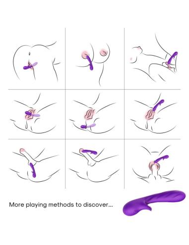 Armony - romance vibrador con estimulador violeta