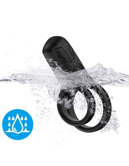 Armony - doble anillo vibrador negro