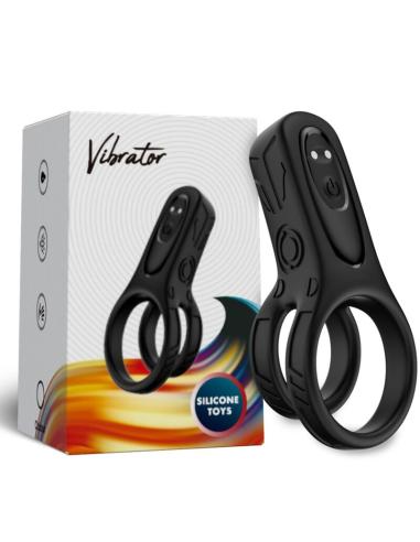 Armony - doble anillo vibrador negro