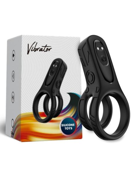 Armony - doble anillo vibrador negro