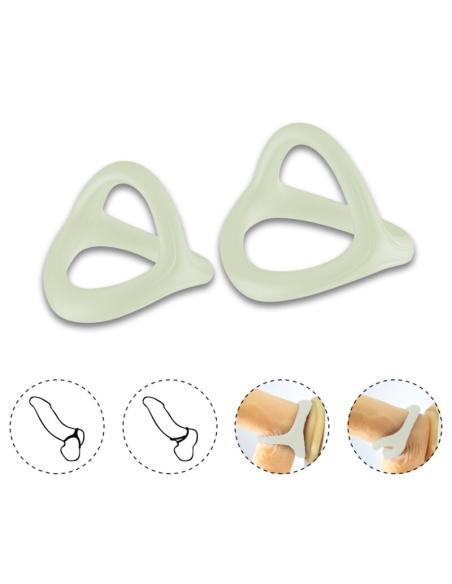 Armony - tresor anillo doble silicona luminoso