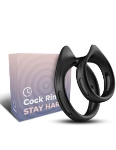 Armony - dualring anillo doble elÁstico negro