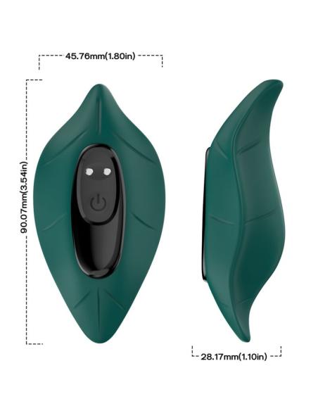 Armony - estimulador & vibrador control remoto verde