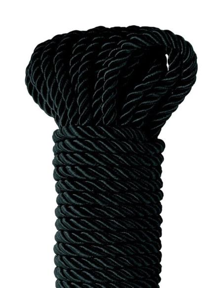 Fetish fantasy series - cuerda de seda deluxe negra 9,75 m