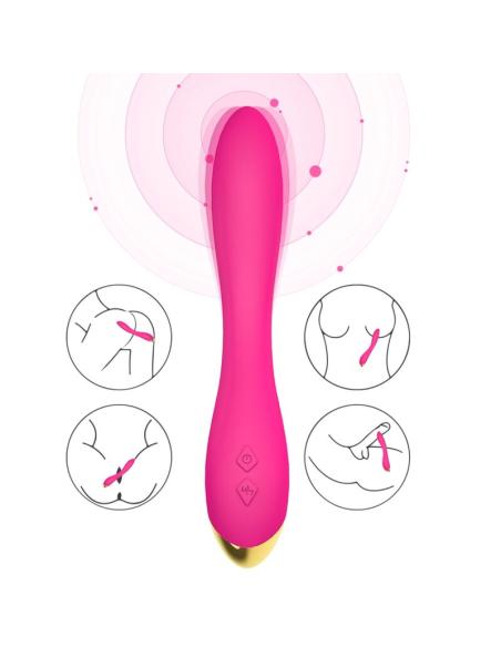 Armony - flamingo vibrador multiposicion fucsia